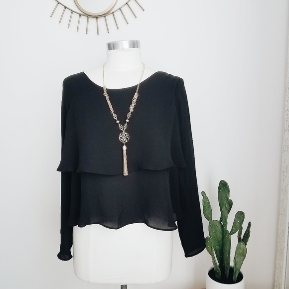 Like New Black Blouse - Picture 1 of 7